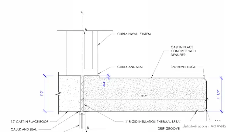 A-2AYN6 — Vestibule Roof Detail