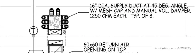 A-35KDG — W/ Mesh Cap And Manual Vol. Damper.