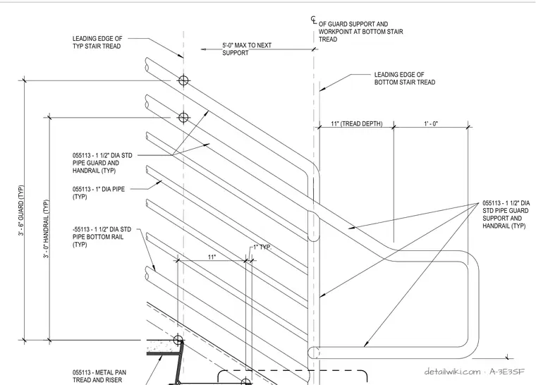A-3E3SF — Workpoint At Bottom Stair