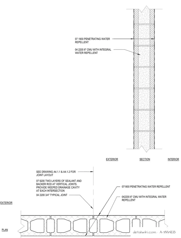 A-3NWEB — Exterior Wall Assembly