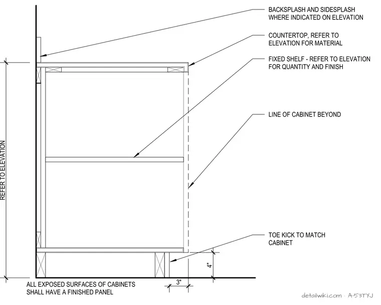 A-53TYJ — Bc-Os - Base Cabinet Open Shelf