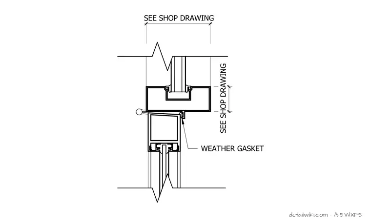 A-5WXF5 — Storefront Door Jamb