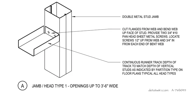 A-7WXM9 — Head / Jamb Connection