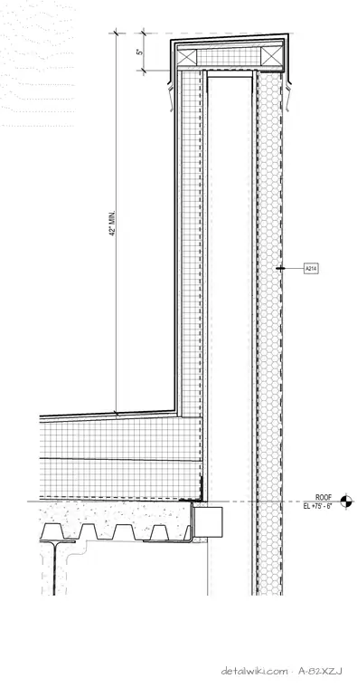 A-82XZJ — Typical Parapet At Eifs