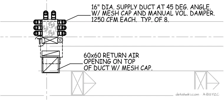 A-BSYZC — W/ Mesh Cap And Manual Vol. Damper.