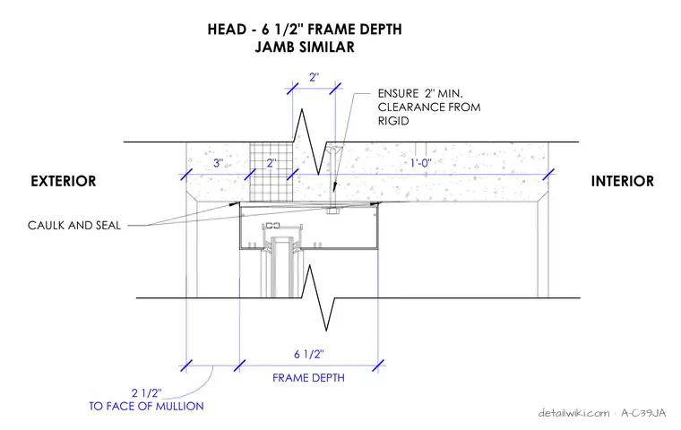 A-C39JA — Wall Detail - Window Head / Jamb