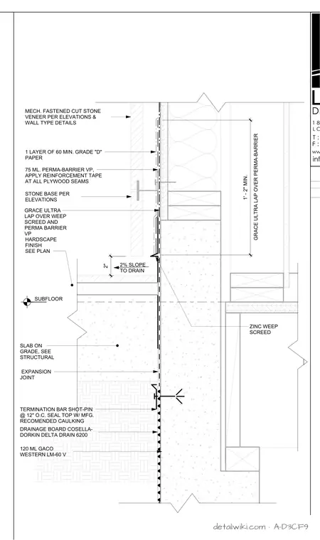 A-D3CF9 — Foundation Waterproofing @ Hardscape
