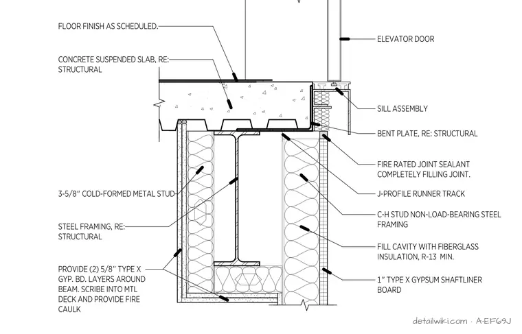 A-EF69J — Elevator Sill