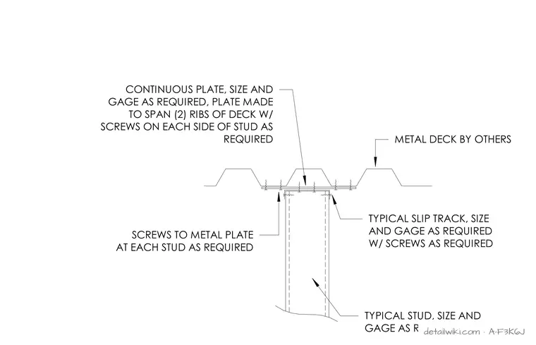 A-F3K6J — Connection To Metal Deck1