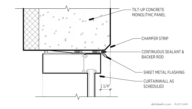 A-G7J4A — Curtainwall Head
