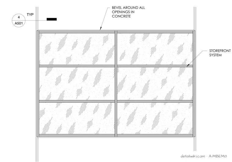 A-MBEM8 — Reveals At Glazing