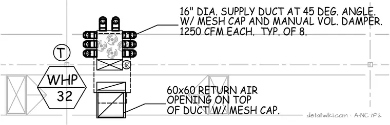 A-NC7P2 — W/ Mesh Cap And Manual Vol. Damper.