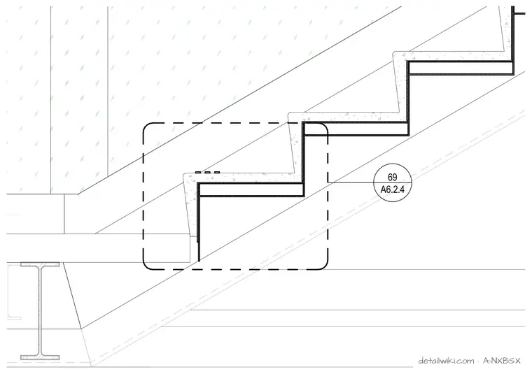 A-NXBSX — Stair 3 - Longitudinal Section