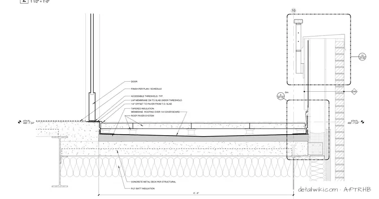 A-PTRHB — Roof Deck at 4th Flr - East Porch