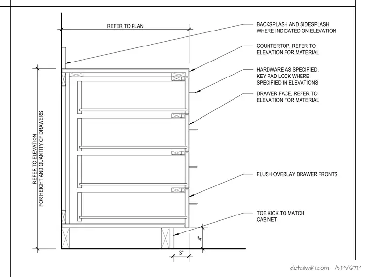A-PV67P — Bc-Dw - Base Cabinet With Drawers