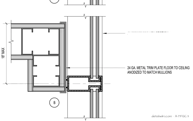 A-TFQC3 — Partition At Window Mullion
