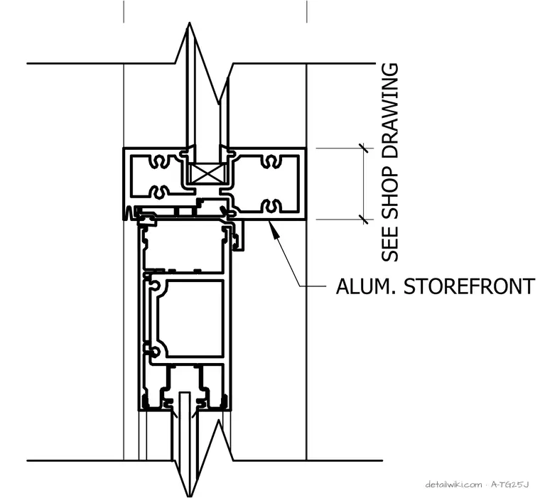 A-TG25J — Storefront Door Head