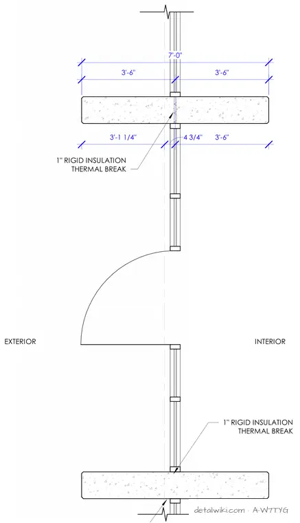 A-W7TYG — Cast-In-Place Vestibule - Floor Plan Detail