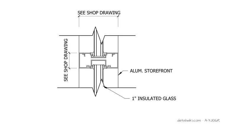 A-YJQ6R — Storefront Vert./Horiz. Jamb
