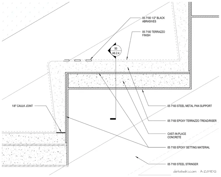 A-Z89DQ — Stair 3 - Tread Detail