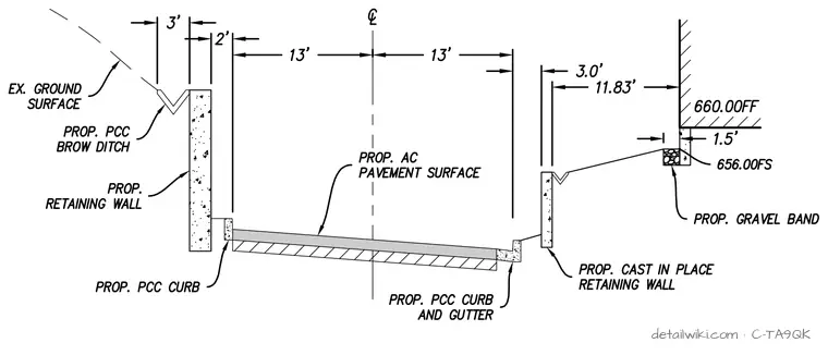 C-TA9QK — Section 'A' (Sheet C2.03)