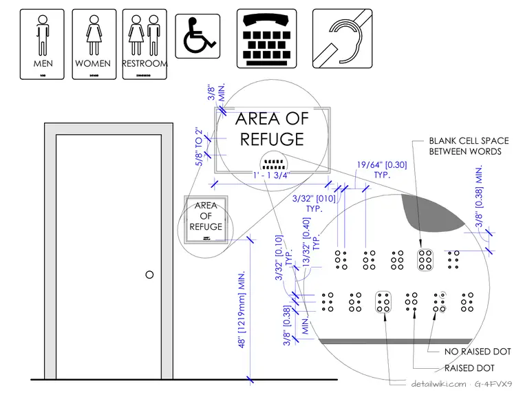 G-4FVX9 — Typical Signage Dimensions & Layout6