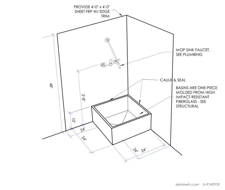 G-RWDDE — Utility Sink