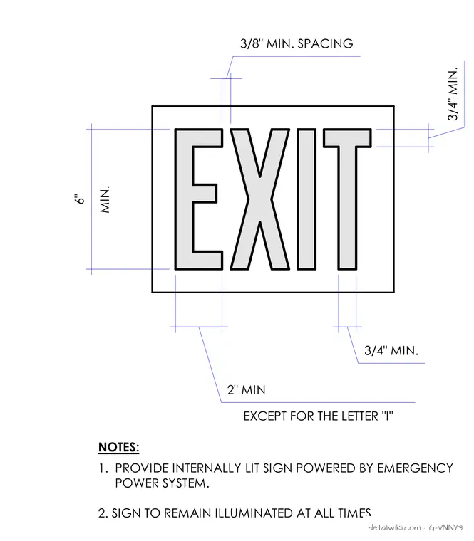 G-VNNY3 — Exit Sign Detail6