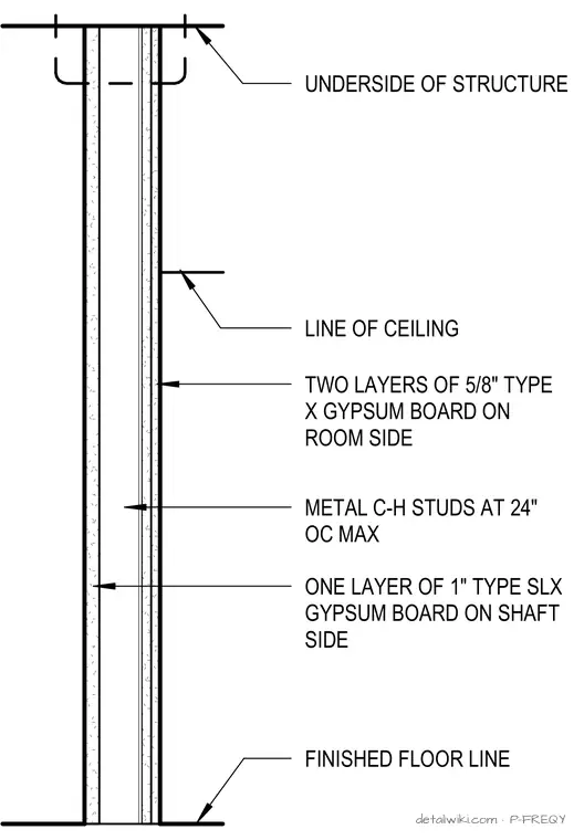 P-FREQY — Shaft Wall Assembly