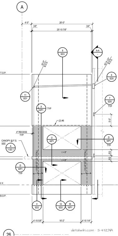 S-43ZNA — Wall Panel Elevation