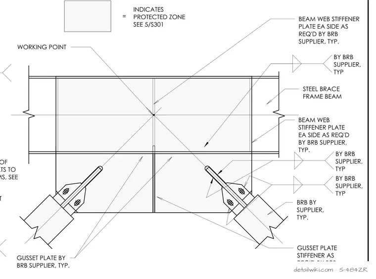 S-484ZR — Bolted Lug Corebrace At Chevron