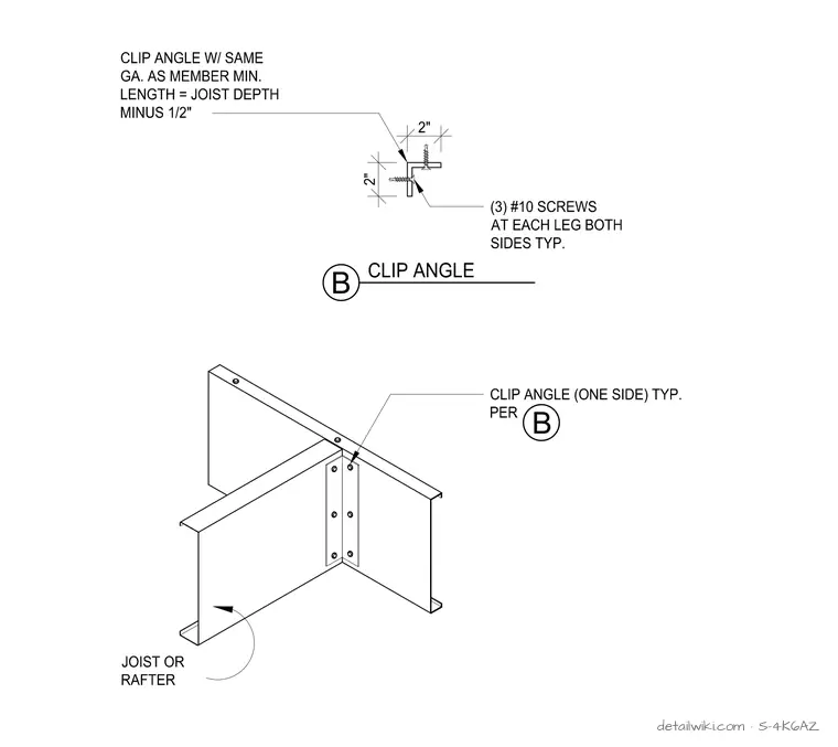 S-4K6AZ — Clip Angle