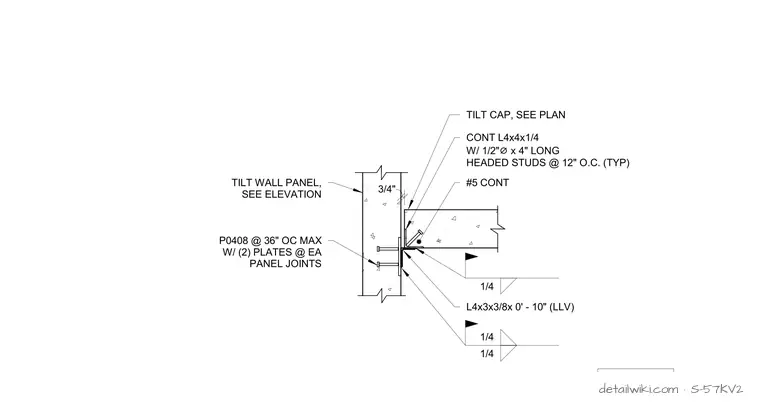 S-57KV2 — Tilt Cap Conn. To Ext. Tilt Panel