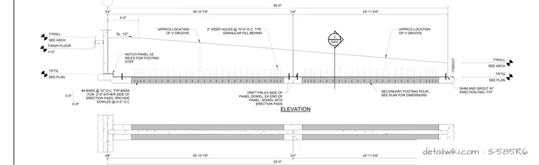 S-585R6 — Tilt Ramp Wall