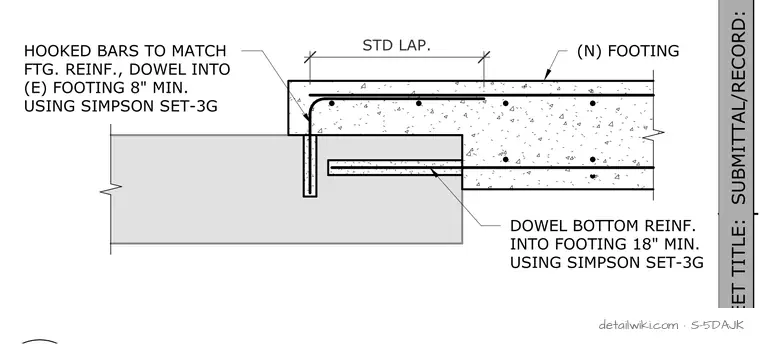 S-5DAJK — Overlapping Footings