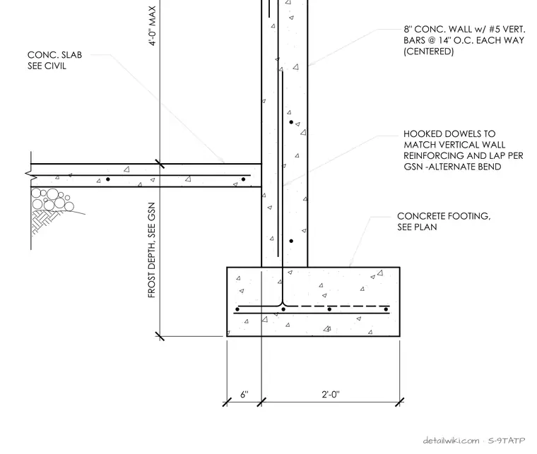 S-9TATP — Conc Wall At Dock Ramp