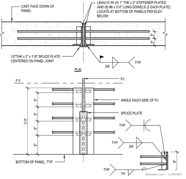 S-DBWK5 — Panel Holdown Connection