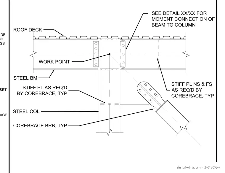 S-DYQ64 — Bolted Lug Corebrace At Roof