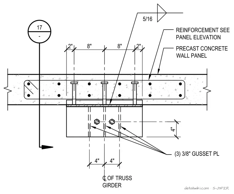 S-J3PZR — Truss Girder @ Wall