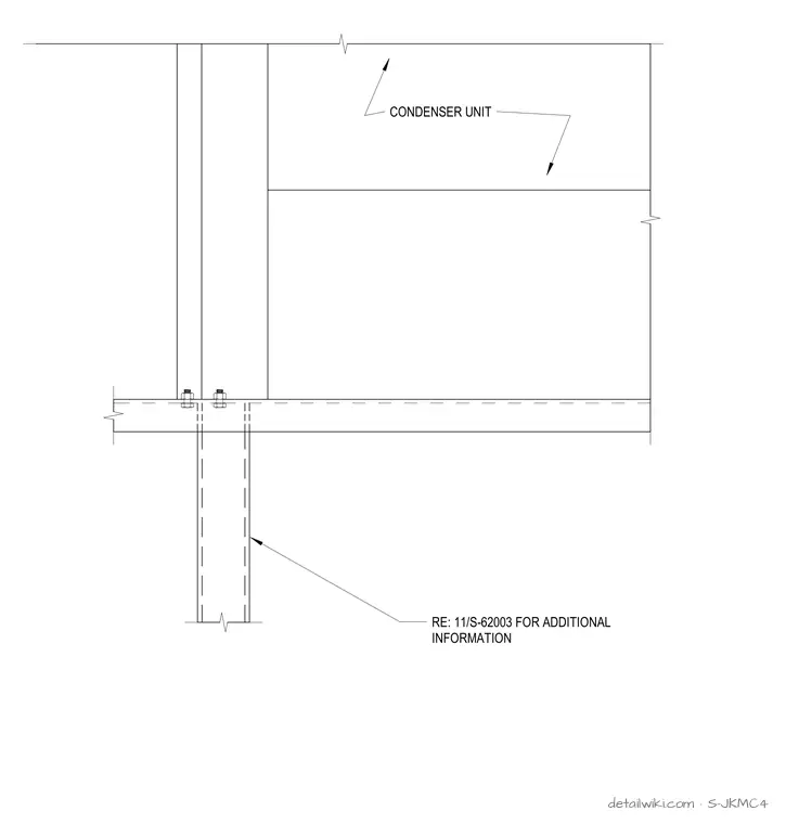 S-JKMC4 — Condenser Roof Support Detail