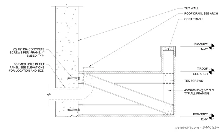 S-MC6SV — Section At Canopy