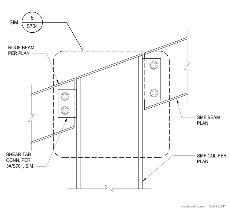 S-S2EST — Slope Smf Beam-To-Col Conn