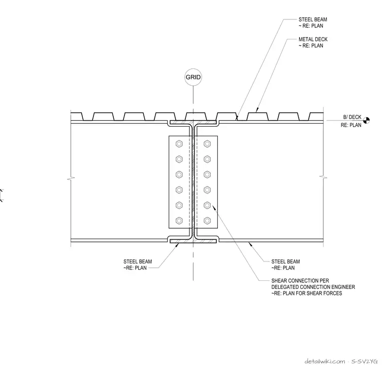 S-SV2YG — Connection Between Girder And Wide Flange