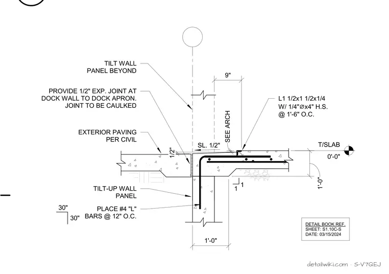 S-V7QEJ — Slab On Grade To Drive In Ramp
