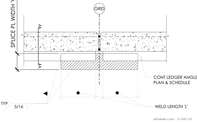 S-VWC4T — Splice Pl At Panel Offset
