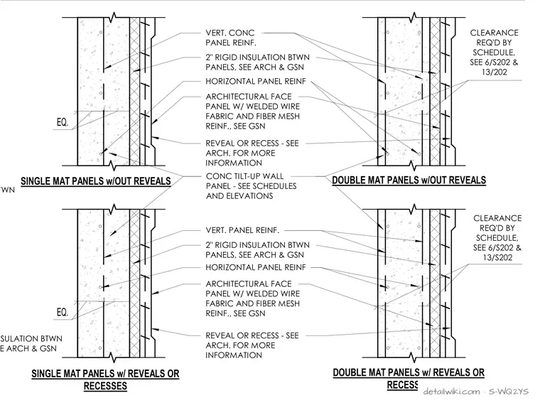 S-WQ2YS — Single Mat Panels W/ Reveals Or Recesses