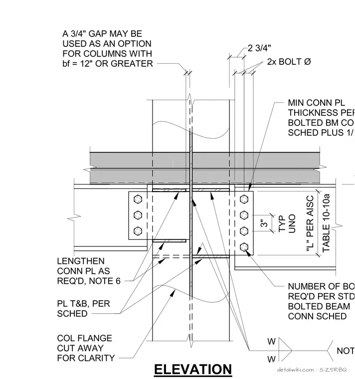 S-Z5RBQ — Through-Plate To Hss Column